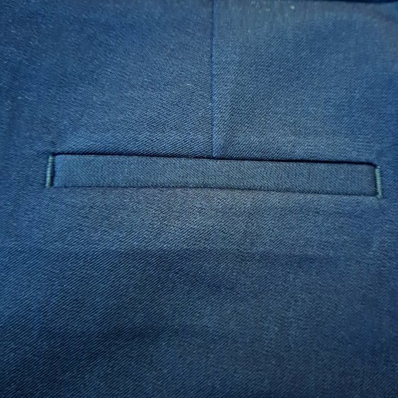 NWT BANANA REPUBLIC Sloan womens PANTS Sz 2 or 28w FORMAL OFFICE BUSINESS BLUE - Picture 6 of 10